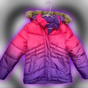 Pink and Pruple Arizona Jean Puffy Jacket 💘